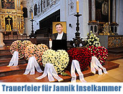 ein Trauergottesdienst für den verstorbenen Augustinerbräu Chef Jannik Inselkammer, der zu Beginn der Woche bei einem Lawinenabgang in Kanada ums Leben gekommen war, findet um 11.00 Uhr in der Jesuitenkirche St. Michael in München statt (©Foto: Ingrid Grossmann)